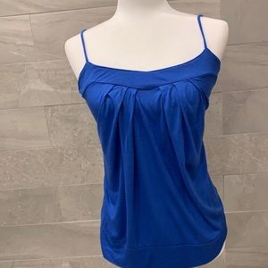 Zio blue strappy tank top small / medium